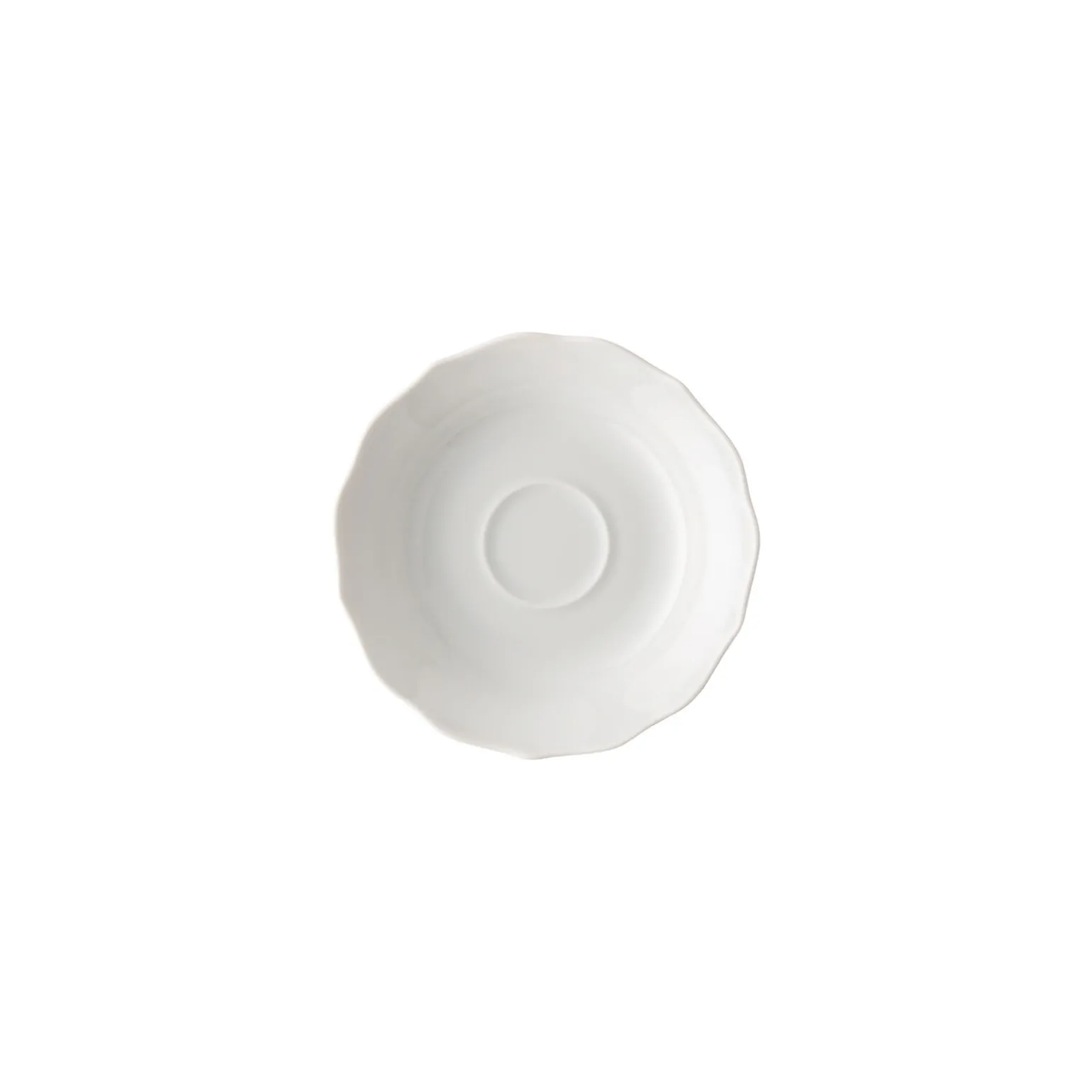 Coffee saucer, rim
