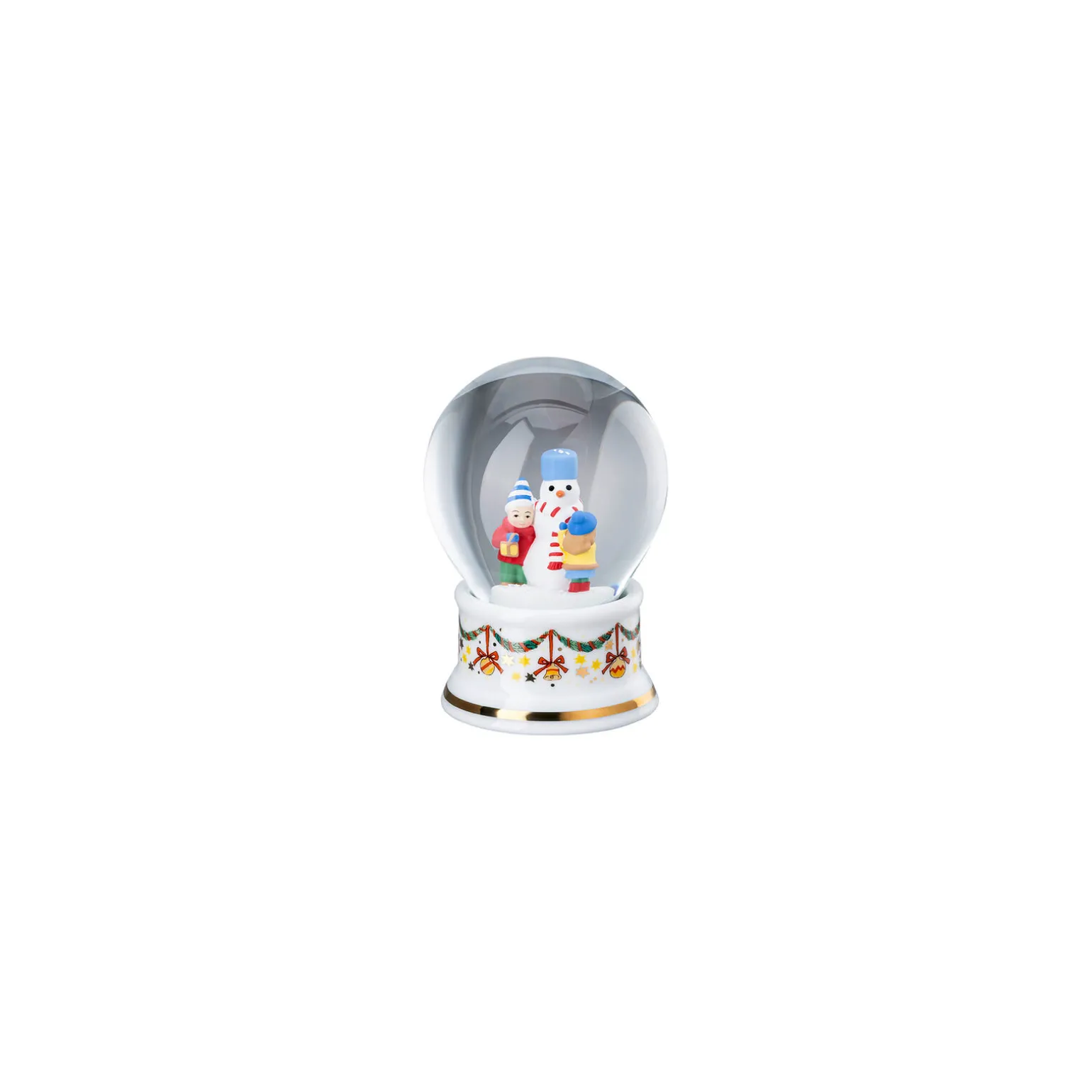 Glass sphere w. snow effect