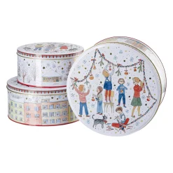 Set 3 biscuit tins