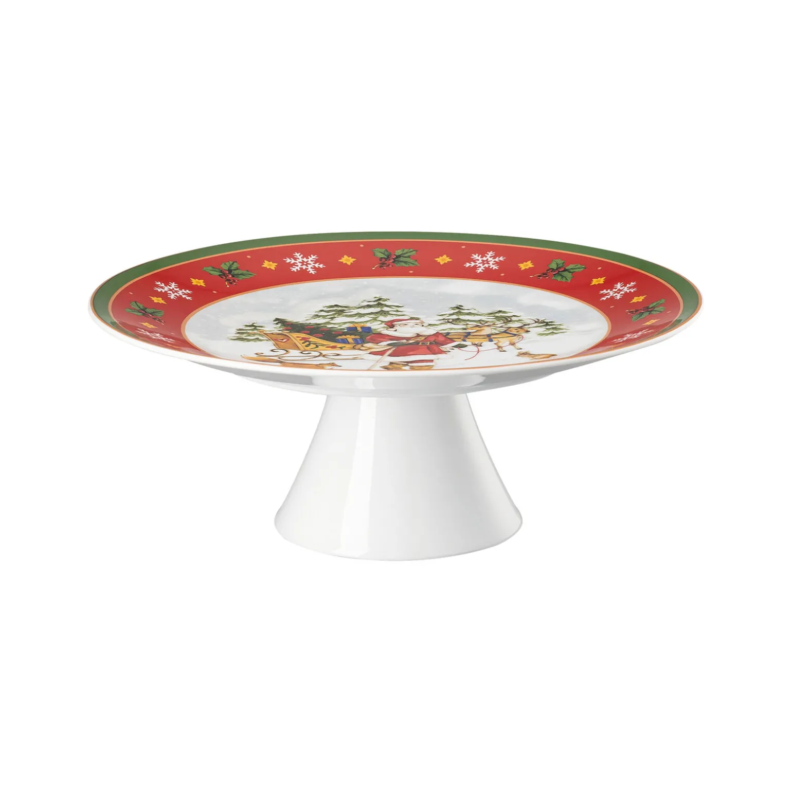 Tart platter on foot large